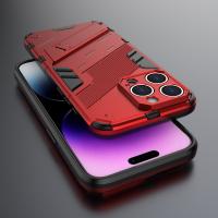 Funda De Teléfono Rugged Armor Para iPhone 11 12 13 Mini 14 plus 15 pro Max Con Soporte Oculto Y Funda Trasera Resistente a Golpes Y Choques Anti-Resbaladizo Y Anti-Scratch - details 9