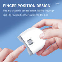 Tijeras cortauñas eléctricas totalmente automáticas para manicura, cortauñas portátil anticarne para ancianos y niños - details 4