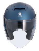 SHIRO HELMETS CASCO JET MODELO CAPRI AZUL METALIZADO - details 0