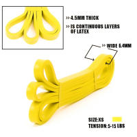 Banda De Resistencia De Látex Para Pilates Y Ejercicios De Fuerza Resistente Auxiliar De Agarre Para Deportes Y Entrenamiento De Fitness Equipo De Elasticidad Para Brazos Piernas Abdomen Y Espalda - details 9
