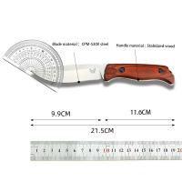 Cuchillo De Caza Fijo BM 15002 15017 Alta Dureza Hoja De Acero S30V Mango De Madera Herramienta Táctica De Sobrevivencia Portátil Para Exteriores - details 0