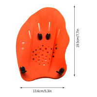 1 Par De Palas De Entrenamiento De Natación Guantes De Snorkel Y Escuba Diving Ajustables Con Correas De Silicona Para Deportes Adultos - details 20