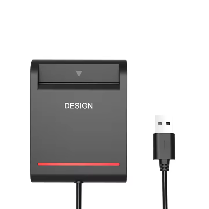 Lector DNI Electrónico USB, Lector de Tarjetas DNI para la Identificación Personal, Cumple con FIPS 201, FIPS TAA - 1