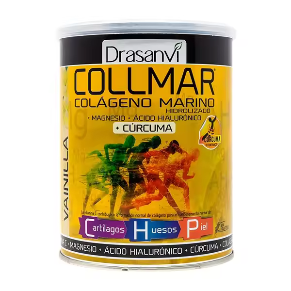 Drasanvi Collmar Colágeno Magnesio + Ácido Hialurónico + Cúrcuma  300 gr -  Sabor: Vainilla - 1