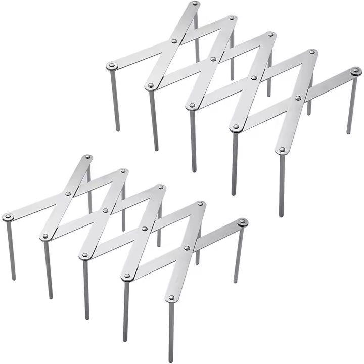 Pieces Soporte para Tapas de Acero Inoxidable, Organizador de Utensilios de Cocina, Diseño y Soporte Ajustable para Guarda - 1