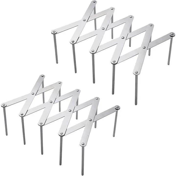 Pieces Soporte para Tapas de Acero Inoxidable, Organizador de Utensilios de Cocina, Diseño y Soporte Ajustable para Guarda - 1