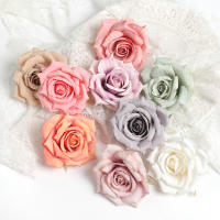 2/5Pcs Cabezas De Flores Rosa Artificiales De Seda Para Decoración De Hogar Bodas Fiestas DIY Artesanía Regalos - details 3