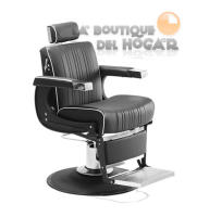 Sillón Barbero hidráulico reclinable y giratorio con reposabrazos Modelo LBH Fold - details 1