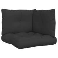 vidaXL Cojines para palés 3 piezas tela Oxford Color Negro,  Taupé,  Beige y mas Cojín Decorativo de Asiento Cojines de muebles de salon - details 8