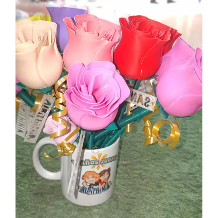 Rosas Impresas en 3D: Belleza Eterna, Aroma Envolvente y Sostenibilidad en un Solo Regalo - 1