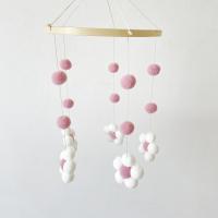 Campana De Viento De Peluche Nórdica Con Flor Para Habitación De Niños Tienda De Ropa Infantil Decoración De Habitación Para Bebés - details 3