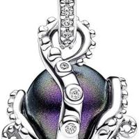 PANDORA Disney Dijes de plata de ley con diseño de La sirenita，Incluye Caja Original - details 0