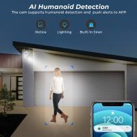 Cámara De Seguridad IP BESDER 4K Wifi Dual-Lens Detecta Humanos Visión Nocturna 8MP Exterior Sin Cable Cámara CCTV ICsee - details 8