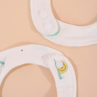 3pcs Pañuelos Para Bebé En Forma De U Rotación 360° Muselina Bandana Ropa De Bebé Recién Nacido Niño Niña Paño De Saliva De Bebé - details 3