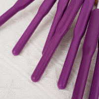 Juego De 8 Piezas De Agujas De Tejer De Aluminio Con Manos Suaves De Plástico Para DIY Tejer De Suéter Herramientas De Crochet Kit - details 4