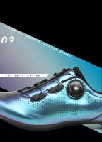 Zapatillas De Ciclismo Para Carretera Ultraligero Amarillo MTB Con Cierre Self-Locking Para Hombre Y Mujer Zapatos De Bicicleta SPD Planos Para Competición Y Entrenamiento - details 4