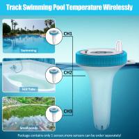 GEEVON Termómetro De Piscina Inalámbrico Flotante Fácil De Leer Con Monitor De Temperatura Y Humedad Interior Estilo De Pie Y Colgante Para El Hogar - details 0