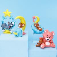 Figuras De Acción Anime Toms Y Jerrys Modelo PVC De Gato Y Ratón Clásico De Dibujos Animados Adorno De Escritorio Coleccionable Regalo Para Interiores De Automóviles - details 1