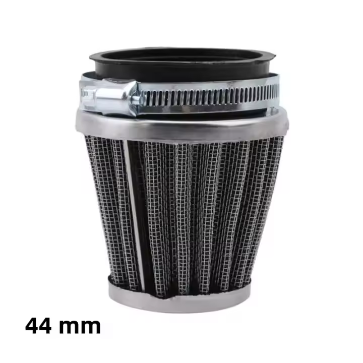 Filtro De Aire Para Motocicleta Universal Cabeza De Hongos Accesorio De Admisión Para Carburador Limpiador Tamaños Variados 35mm 44mm 50mm 54mm 60mm Negro - 1