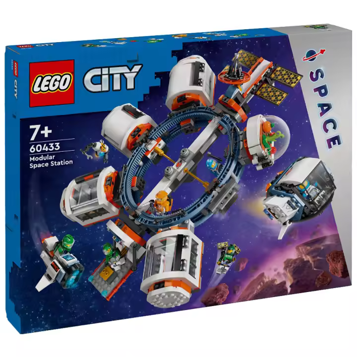 LEGO CITY - ESTACIÓN ESPACIAL MODULAR, 60433, TIENDA CON LICENCIA OFICIAL, ENVÍO URGENTE 24-48 HORAS EN PENÍNSULA, JUGUETES, BLOQUES, BRICKS, LADRILLOS, ESPACIO, GALAXIA, CIENCIA - 1