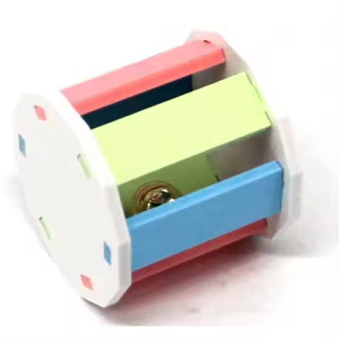 Juguete de Rueda para Hámsters con Cascabel 7,8 x 7,8 x 7 cm - 1