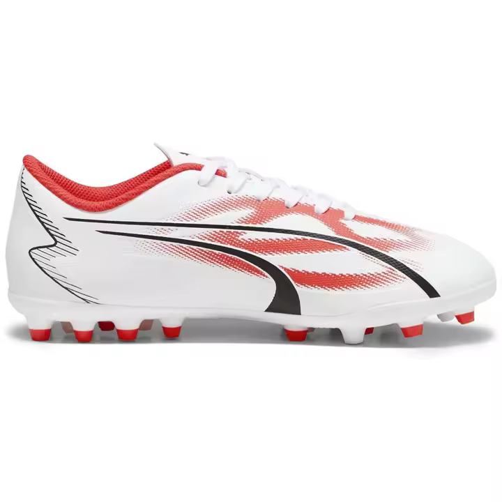 Calzado De Fútbol Puma modelo Ultra Play Mg Jr en color Blanco - 1