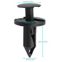 Kit De Fijación Rápida Para Coche Clip De Cuerpo De Automóvil Retenedor De Empuñadura De Tornillo De Parachoques Panel Para Land Rover Discovery Range Rover PA66 POM Nuevo - details 2