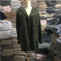 Abrigo De Piel Sintética Casual Para Mujer Otoño Invierno Con Capucha Cuello Alto Cálido Grueso Estilo Medio Largo Manga Larga - details 18