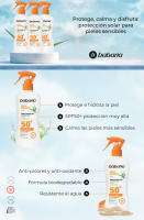 Babaria Pack 3x Spray Protector Pieles Sensibles SPF50: Spray con Protección Muy Alta, Contienen un Activo Calmante para las Pieles más Sensibles 200ml - details 0