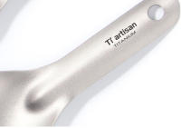 Tiartisan Cuchara De Titanio Puro Ultraligera Pequeña Para Camping Y Picnics Con Bolsa De Almacenamiento Utensilio De Cocina Para Exteriores - details 4