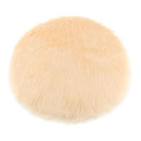 Fityle Alfombra De Moda En Piel De Oveja Falsa Suave Pequeña Para Dormitorio Y Sala De Estar Decoración Del Hogar Estilo Moderno Suelo Antideslizante Poliéster 100% - details 1