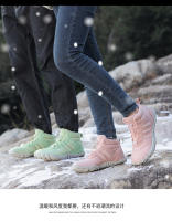 Zapatos De Camuflaje Unisex Para Invierno Impermeables Con Lining De Piel Algodón Caliente Para Senderismo Y Caminar En La Naturaleza - details 14
