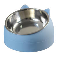 Tazas Para Gatos De Acero Inoxidable Con Base Antideslizante Alimentación Y Agua Protectora De Cuello Taza Inclinada 15 Grados 200ml - details 5