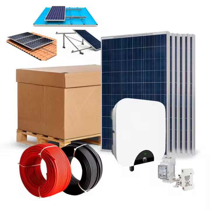 Plusenergy - Kit solar HuaWei 4000wh Autoconsumo Inyección a RED - 1