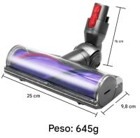 Dyson V7 V8 V10 V11 V15 Cyclone Accesorio de piso de turbina de Chorro Directo Accesorios de aspirador de Aluminio Mercancías normes - details 8