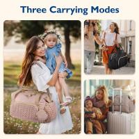 Bolsa de pañales para bebé, bolso de mano de gran capacidad, Bolsa de pañales de viaje, Bolsa de hospital para Nacimiento con Bolsa para Chupete MOV - details 3