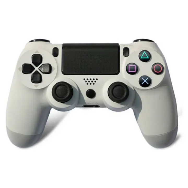 Mando inalambrico Doubleshock 4 ,compatible con PC , Android , consola PS4 (inalambrico) , PS3 (por cable) , BLANCO ,NUEVO - 1