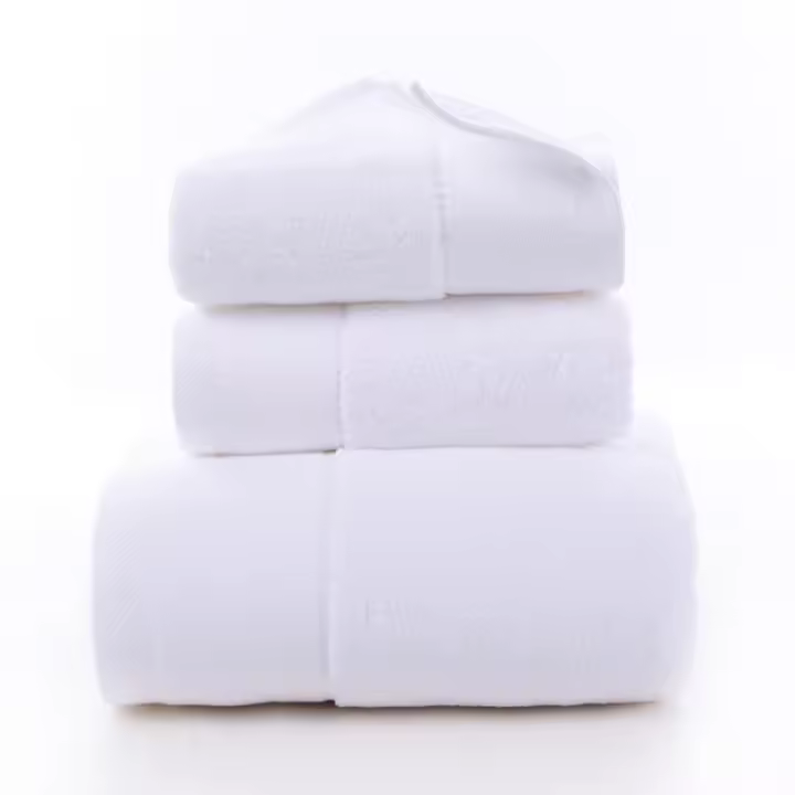Toalla de baño de satén para hotel, de algodón puro, gruesa, suave, absorbente y sin pelusa. - 1