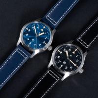 Reloj Automático SEESTERN De Mecanismo NH35 Luminoso Y Cristal De Zafiro Resistente Al Agua Para Ejército Y Fuerza Aérea Estilo Casual Y Moda - details 11