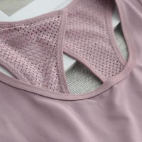 Camiseta Deportiva De Verano Para Mujer Secado Rápido Malla Sin Espalda Casual Versátil Para Yoga Fitness Running - details 9
