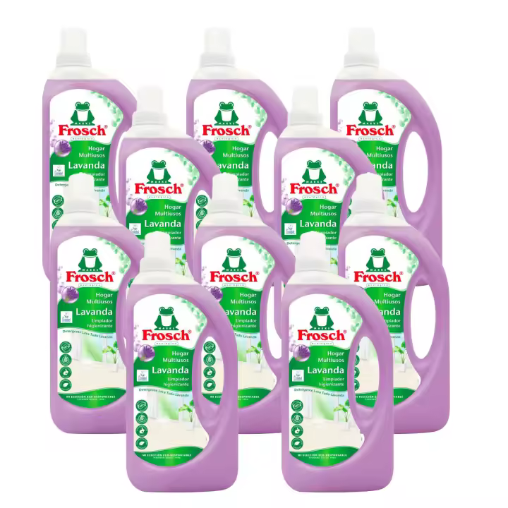 Pack 10x Hogar multiusos lavanda Frosch 1000 ml - 1