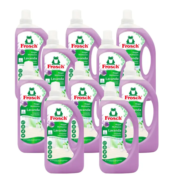 Pack 10x Hogar multiusos lavanda Frosch 1000 ml - 1