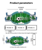 Juego De Fútbol De Rompecabezas Creativo Para Tiempo Libre En Interiores Para Niños Set De Mesa Con Edad Recomendada De 7 a 12 Años Y Más - details 7