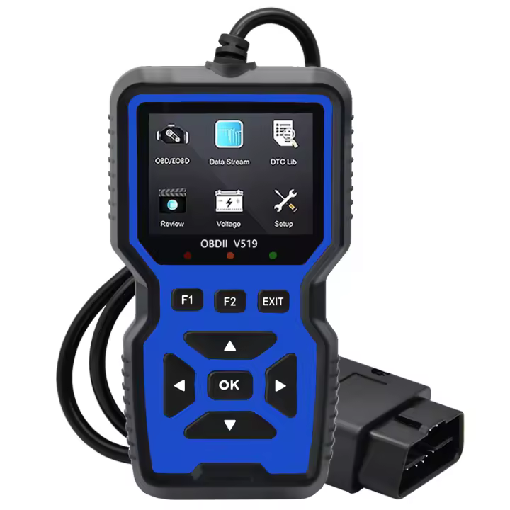 Herramienta De Diagnóstico OBD2 Para Coche Lectura De Códigos De Falla Motor Prueba De Tensión Recargable V519 Kit De Rescate Automotriz - 1