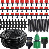 Kit De Riego Por Aspersión Micro 15M-25M Para Jardín Y Estufa Con Sistemas De Riego Automático Y Regulador Ajustable 4/7'' Material Plástico - details 0