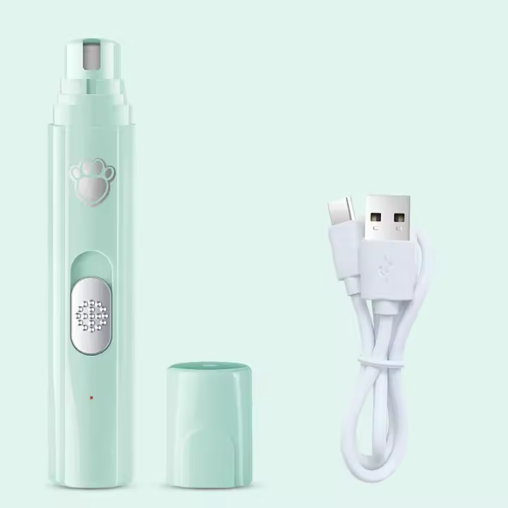 Cortauñas Para Perros Recargable USB Ruidoso Y Seguro Tijeras De Uñas Eléctricas Para Mascotas Herramientas De Peluquería Para Pies De Perro Y Gato - 1