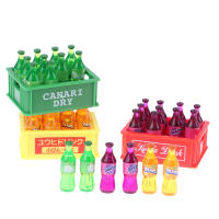 Juego De Miniatura De Casa De Muñecas 1:12 Con Botellas De Bebida Y Caja De Almacenamiento Decoración De Escena De Vida Para Muñecas - details 4