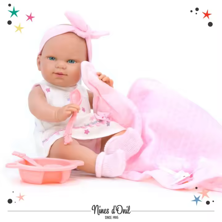 Bolsos Hf - Muñeca Recién Nacida 37cm - Caja Regalo - Producto Oficial - Regalos para Todos - Figuras de Fantasía - 1