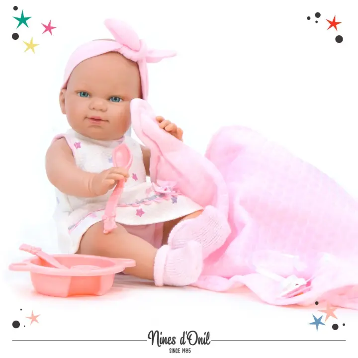 Bolsos Hf - Muñeca Recién Nacida 37cm - Caja Regalo - Producto Oficial - Regalos para Todos - Figuras de Fantasía - 1