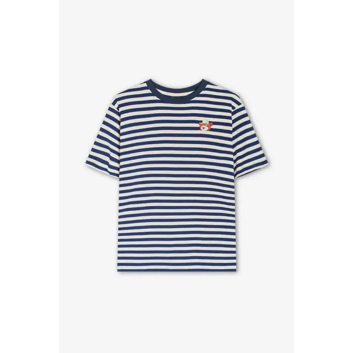 Kaotiko Camiseta Hombre Rayas Bear - 1